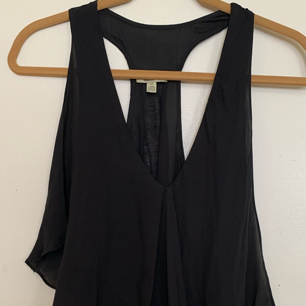 Anthropologie Black Tank
